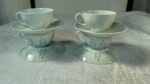 Friedl Holzer-Kjellberg for Arabia Finland Rice Grain Porcelain Demitasse Espresso Set – 9 Cups & 10 Saucers - Image 23