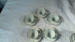 Friedl Holzer-Kjellberg for Arabia Finland Rice Grain Porcelain Demitasse Espresso Set – 9 Cups & 10 Saucers - Image 30