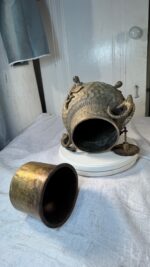 Antique Brass & Copper Figural Ram Head Handles Claw Feet Vessel Jardinière / Stove Humidifier - Image 30