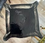 Kelsey Murphy for Pilgram Glass 1992 Amethyst Purple 42″ Architectural Floor Vase - Image 10