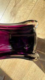 Kelsey Murphy for Pilgram Glass 1992 Amethyst Purple 42″ Architectural Floor Vase - Image 15