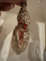 Antique Glass Figural Christmas Ornament Holiday Tree Decor Mini German Clown - Image 3