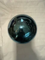 Vintage Shiny Brite 6” Jumbo Store Display Glass Ornament Blue Original Box - Image 4