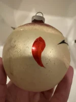 Vintage 1940's Blown Glass Christmas Ornament Jumbo Germany Shiny Brite - Image 4