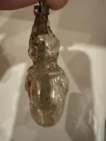 Antique Glass Figural Christmas Ornament Holiday Tree Decor Mini German Clown - Image 4
