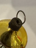 Vintage Miniature Glass Christmas Ornament Feather Tree Twisted Double Indent - Image 4