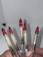 Vintage Christmas Clip-On Tree Ornament 1940's Bend On 5 Mercury Glass Candles - Image 11