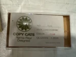 Vintage MCM Copy Cats Sputnik Atomic Starburst Ornaments Clear Hong Kong NOS Box - Image 9