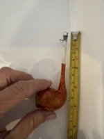 Antique Glass Figural Christmas Ornament Holiday Tree Smoking Pipe - Image 9